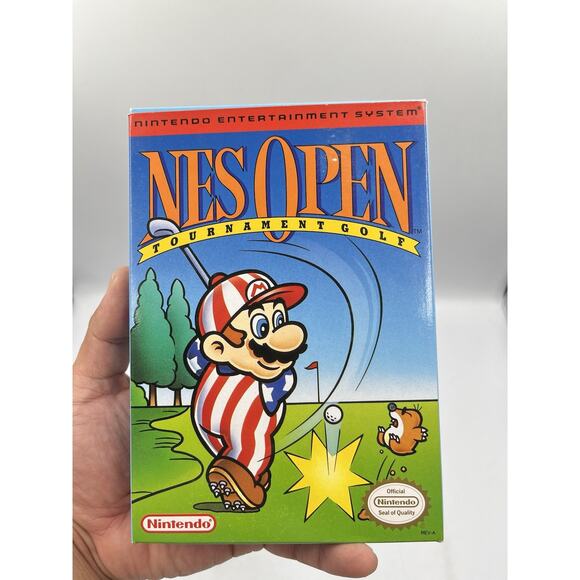 NES Open Tournament Golf Complete in Box CIB (Nintendo, NES 1991) Very Good - Picture 3 of 15